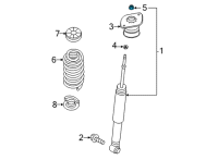 OEM Nissan Nut Diagram - 01223-A0111