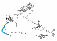 OEM 2022 Hyundai Ioniq 5 HOSE-ELECTRIC WATER PUMP Diagram - 375Y3-GI020