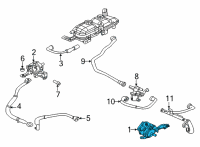 OEM 2022 Hyundai Ioniq 5 WATER PUMP ASSY-ELECTRIC Diagram - 375V5-GI000