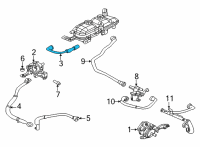 OEM Hyundai HOSE-ELECTRIC WATER PUMP Diagram - 375Y3-GI010