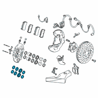 OEM 2021 Honda Civic Seal & Boot Set, Piston Diagram - 01463-TV8-E02