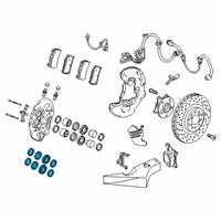 OEM 2017 Honda Civic Seal & Boot Set, Piston Diagram - 01463-TV8-E02