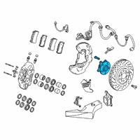 OEM 2020 Honda Civic Bearing, Front Hub Unit Diagram - 44200-TGH-A11