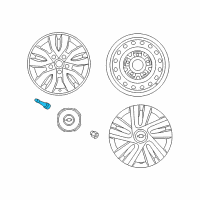 OEM 2018 Chevrolet City Express Valve Stem Diagram - 19317508