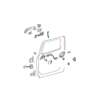 OEM 2013 Toyota Tundra Lock Rod Diagram - 69331-0C020