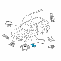 OEM Jeep Module-Steering Column Diagram - 1HE78XTWAO