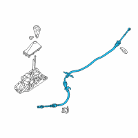 OEM 2014 Ford Edge Shift Control Cable Diagram - CT4Z-7E395-B