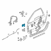 OEM Acura NSX Hinge B, Door Diagram - 67450-SL0-003