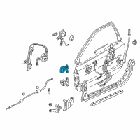 OEM 1997 Acura NSX Hinge B, Door Diagram - 67450-SL0-003