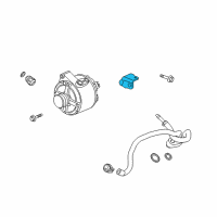 OEM 2007 Cadillac XLR Brace-Generator Rear Diagram - 12576390