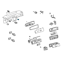 OEM Toyota Avalon Trunk Lid Switch Diagram - 84840-33060