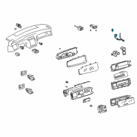 OEM Toyota Camry Lighter Assembly Diagram - 85500-41020