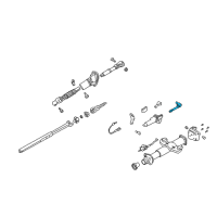 OEM 2001 GMC Sierra 3500 Steering Shaft Diagram - 26091548