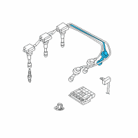 OEM Hyundai XG350 Cable Assembly-Spark Plug NO.1 Diagram - 27420-39010