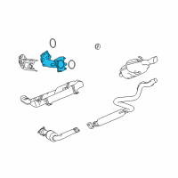 OEM 2008 Chevrolet Cobalt Elbow-Turbo Exhaust Pipe Diagram - 12600895