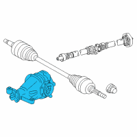 OEM 2017 Lexus IS200t Carrier Assembly, Differential Diagram - 41110-30B90