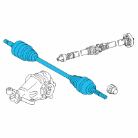 OEM 2015 Lexus GS450h Shaft Assembly, Rear Drive Diagram - 42330-30170