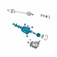 OEM 2008 Chrysler Pacifica BDORC-Rear Axle Diagram - 4809868AE