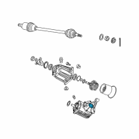 OEM Chrysler Seal-Output Shaft Diagram - 5134787AB