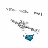 OEM 2004 Chrysler Pacifica Carrier-Differential Diagram - 4518960AE