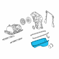 OEM 1996 Dodge Ram 3500 Pan-Engine Oil Diagram - 53020920