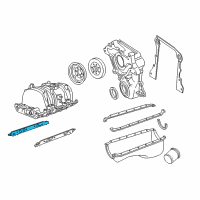 OEM 1994 Dodge Ram 1500 Gasket Pkg-Intake Manifold Pan Diagram - 53006601AB