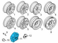 OEM 2022 Ford Maverick COVER - WHEEL Diagram - NZ6Z-1130-A