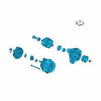 OEM Honda Pilot Alternator Assembly (Reman) Diagram - 06311-RJA-505RM