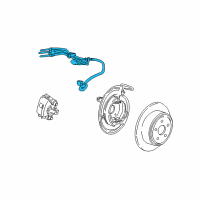 OEM 1999 Ford Explorer Brake Hose Diagram - F67Z-2282-BA