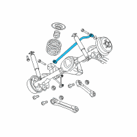 OEM 2012 Jeep Wrangler Bar-Rear Diagram - 52060024AE