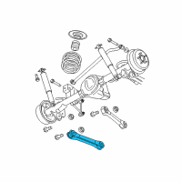OEM Jeep Wrangler Rear Lower Control Arm Diagram - 52060021AF