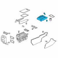 OEM 2020 Honda Passport PANEL ASSY. *NH900L* Diagram - 77295-TGS-A11ZA