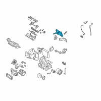 OEM 2009 Nissan Rogue Core Assy-Front Heater Diagram - 27140-JG42A