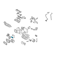 OEM 2009 Nissan Rogue Air Intake Box Actuator Diagram - 27730-EN000