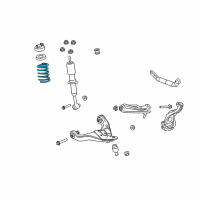 OEM 2010 Ford Explorer Sport Trac Coil Spring Diagram - 9A2Z-5310-B