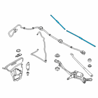 OEM 2020 BMW M8 Set Of Wiper Blades Diagram - 61-61-9-478-909
