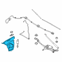 OEM 2021 BMW 840i xDrive Gran Coupe WINDSHIELD CLEANING CONTAINE Diagram - 61-66-9-478-625