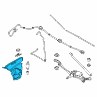 OEM 2021 BMW 840i Gran Coupe WINDSHIELD CLEANING CONTAINE Diagram - 61-66-9-478-625