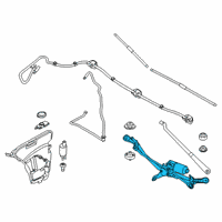 OEM BMW 840i WIPER SYSTEM, COMPLETE Diagram - 61-61-9-851-576