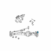 OEM 2004 Dodge Ram 2500 Tie Rod-Tie Rod Diagram - 5086145AC