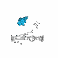 OEM 2003 Dodge Ram 2500 Gear-Power Steering Diagram - 52106835AB