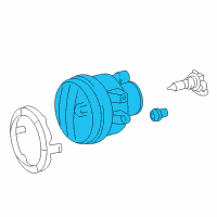 OEM Scion Fog Lamp Diagram - 81221-52070