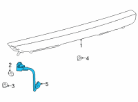 OEM 2022 Lexus LC500 Wire, Lamp Diagram - 82214-11020