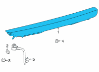 OEM 2022 Lexus LC500 Lamp Assembly, Stop Ctr Diagram - 81570-11020