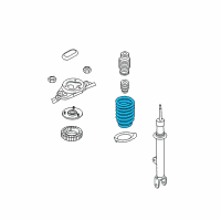 OEM 2013 Hyundai Genesis Spring-Front Diagram - 54650-3M705--DS