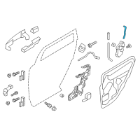 OEM Ford Edge Remote Rod Diagram - BT4Z-7826596-A