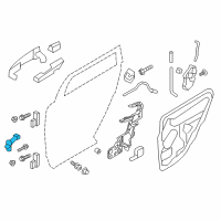 OEM 2014 Lincoln MKX Door Check Diagram - AT4Z-7827204-A