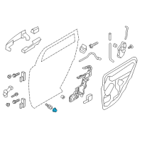 OEM 2022 Lincoln Nautilus Door Shell Cap Diagram - 3M8Z-5423550-A