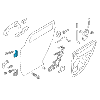 OEM 2015 Lincoln MKX Upper Hinge Diagram - AT4Z-7826800-A