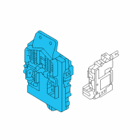 OEM 2016 Kia Optima Instrument Panel Junction Box Assembly Diagram - 91950D4180